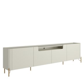 03 rack ricci 2 20 porta lisa pe metal preto