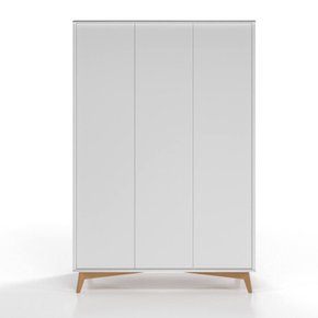 04 roupeiro armario zen branco pes madeira 1 40m timber moveis
