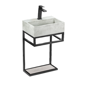 04 gabinete bancada banheiro 40cm los angeles com cuba