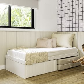 04 cama bambini solteiro com gaveta e futton timber moveis