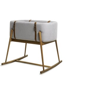 01 berco moises removivel com balanco cinza cinza