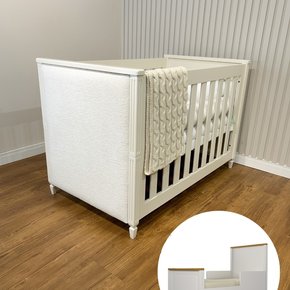 01 berco e mini cama tudor areia estofado boucle offwhite boucle offwhite