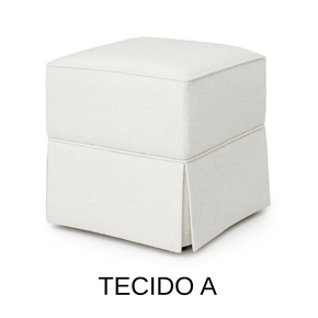 04 pufe gama saia rodizio gel tecido a